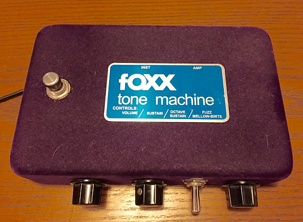 Foxx Tone Machine RI Purple Octave Fuzz in Box w/ Papers collectible! image 1
