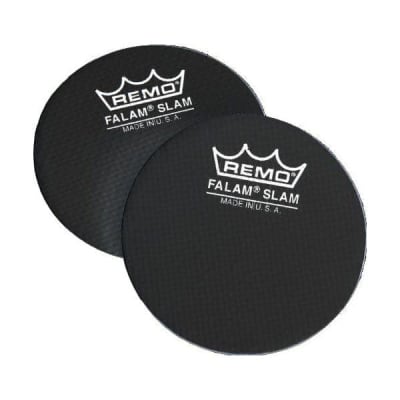 Remo Falam Slam Patch for Bass Drum 2.5" 2pack image 2