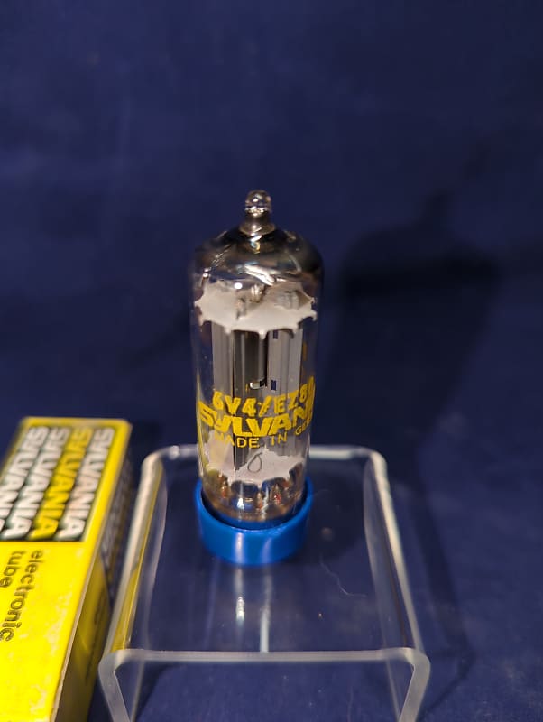AMPEREX MADE FOR SYLVANIA 6V4 EZ80 50's or 60's - Grey image 1