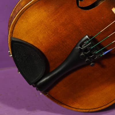 1920s Bruno German Stradivarius-Copy 4/4 Violin (VIDEO! Fresh Work, Ready to Go) image 7