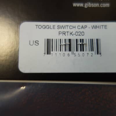 Gibson PRTK-020 Toggle Switch Cap - White image 3
