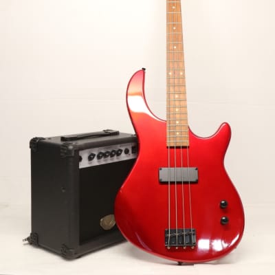 Dean Edge 09 Bass and Amp Pack with Metallic Red Dean Edge 09 Bass Guitar image 5