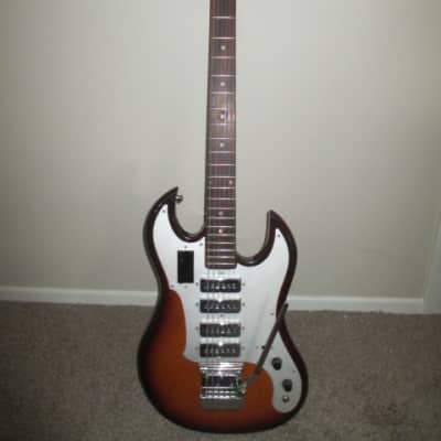 RARE - Crown Professional Strat Style 1968 image 3