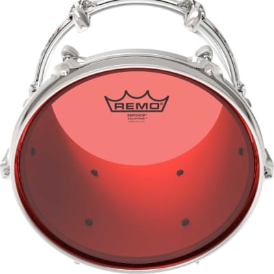 Emperor Colortone batter drumhead, red, 14" image 4