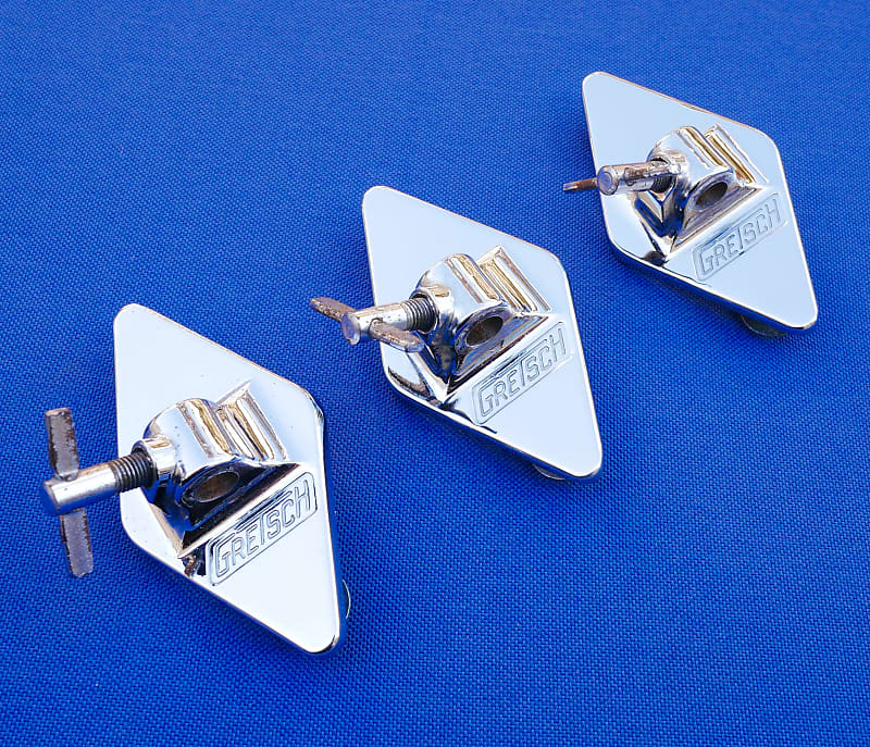 Gretsch Diamond Floor Tom Brackets Pack Of 3 EXC Vintage Reverb