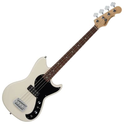 G&L Tribute Series Fallout Short Scale Bass Guitar - Olympic White image 1
