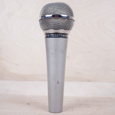 Shure Unisphere B 588SB Dynamic Microphone 1970s Silver Vintage Mic image 7