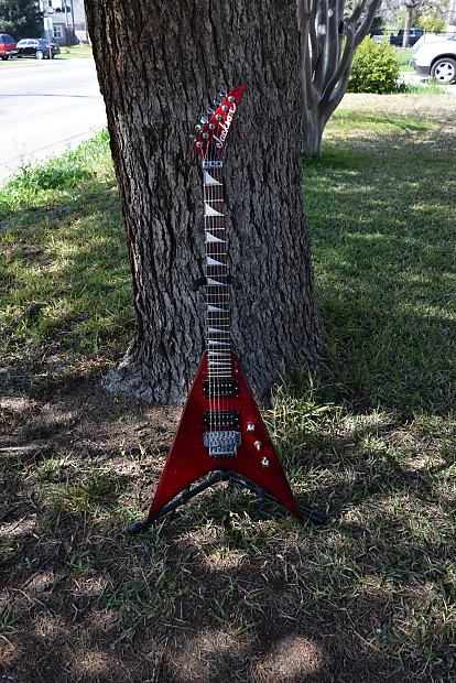 Jackson King V KV4 , Made in Japan, Flame maple top, floyd Jackson King V KV4 , Made in Japan, Flame maple top, floyd