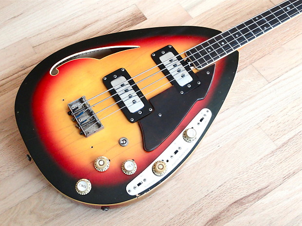 1968 Vox Constellation IV Vintage Electric Treardrop Bass | Reverb