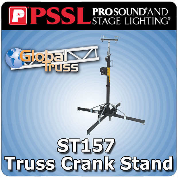 Global Truss ST-157 Medium Duty Crank Stand w/ Outriggers imagen 1