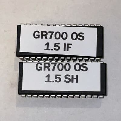 Roland GR-700 OS 1.5 (v5) latest ROM upgrade firmware kit set of 2 EPROM gr700 for sale