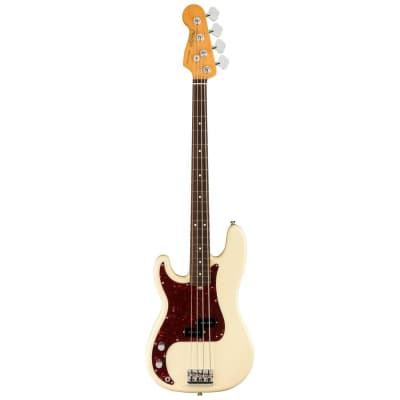 Fender American Professional II Precision Bass Left-Handed Bass Guitar (Olympic White, Rosewood Fretboard) image 3