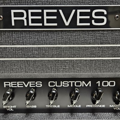 used Reeves Custom 100 Amp Head, Excellent Condition! c100 image 4