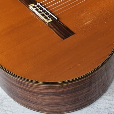 1988 Ryoji Matsuoka M-30 Nylon String Japanese Classical Guitar (Natural) image 2