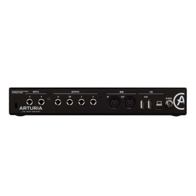 Arturia MINIFUSE-4-BLACK Black Audio & MIDI STudio Recording Interface with Cables image 3