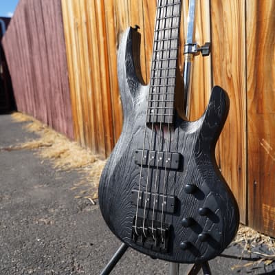 ESP LTD SIGNATURE MLB-4 Black Blast Mike Leon 4-String Electric Bass Guitar (2024) image 5
