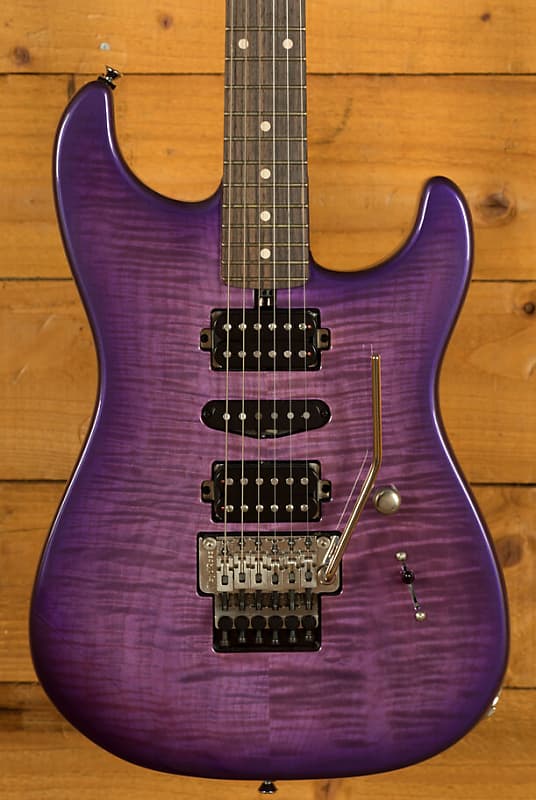 Friedman Guitars Cali 5A Top | Rosewood - Custom Colour w/Purple Metallic Flake image 1