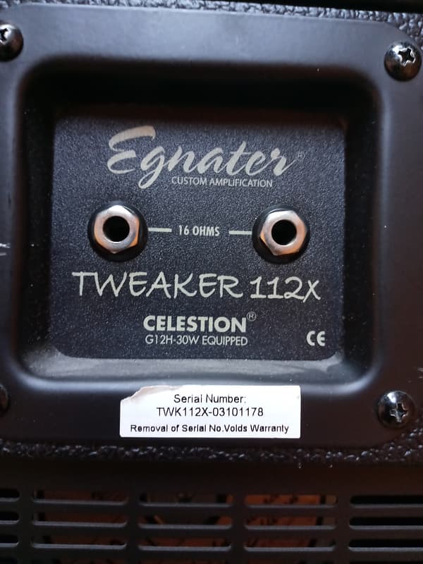 Egnater Tweaker 112X 1x12 Guitar Speaker Cabinet | Reverb