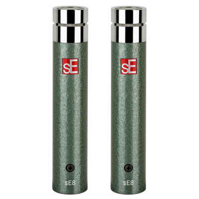 sE Electronics SE8-PAIR-VINT-ED Matched Pair of SE8 Small Diaphragm Condenser Microphones Vintage ED image 2