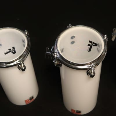 Seamless Acrylic Octobans.   RL Drum Company Solid White 2022 - solid white image 1