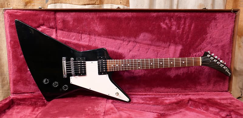 ギター Gibson Explorer 76 Reissue Ebony 2002 Gibson Explorer 76 Reissue Ebony 2002 - メルカリ