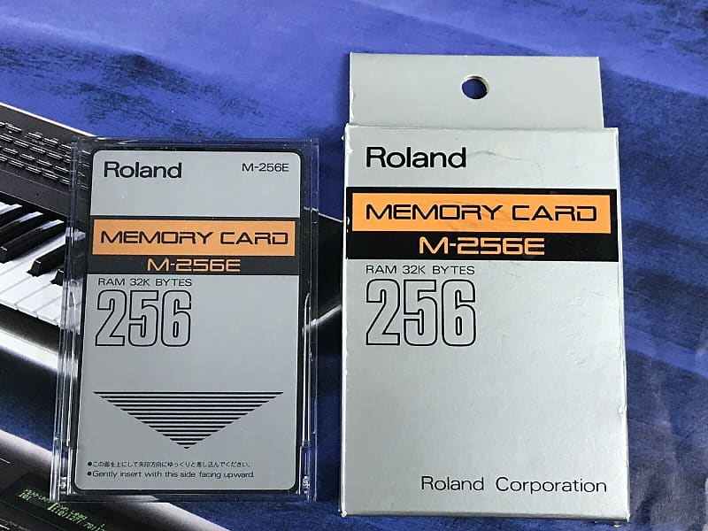 Roland M-256E Memory card RAM D50 JV JD “new Battery” | Reverb