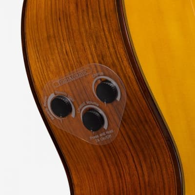 Yamaha CG-TA TransAcoustic Acoustic-Electric Classical Guitar - Natural image 4