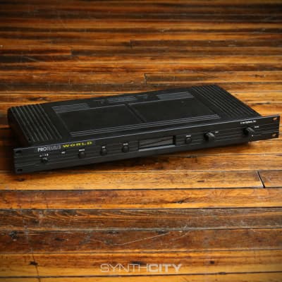 E-MU Systems Proteus/3 World Rackmount 32-Voice Sampler Module 1990 Black