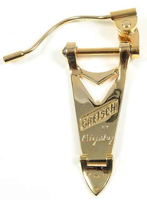 Gretsch Branded Bigsby B6GW Tailpiece, Wire Handle - GOLD, 006-0145-100 image 1