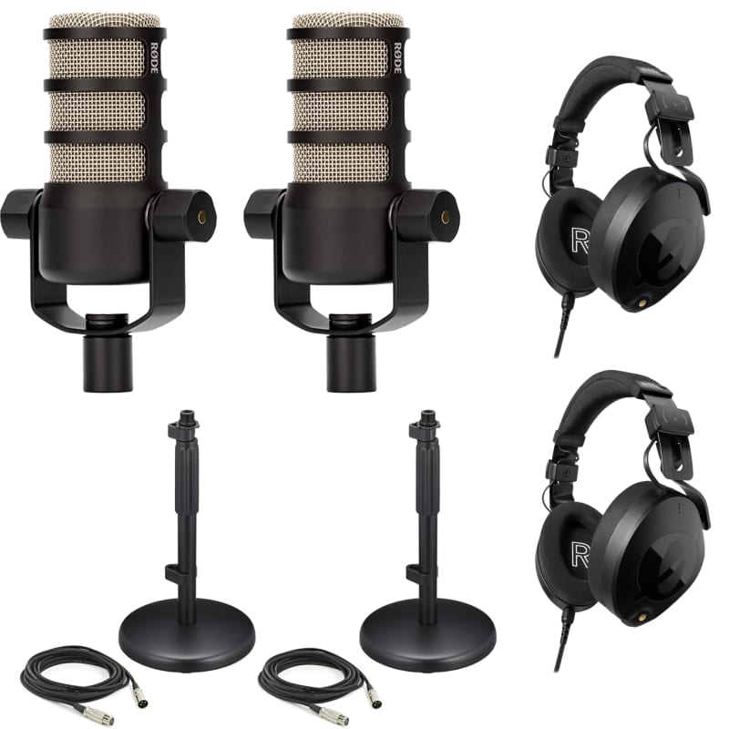 Rode Podmic Microphone professionnel pour podcast Blanc + PSA1 + bras  articulé blanc + câble XLR Keepdrum : : Instruments de musique et  Sono