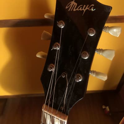 Rare 1970s Maya ES-175 (Pre Lawsuit guitar) sunburst image 4