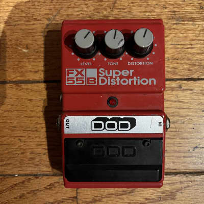 DOD Supra Distortion FX55-B Red 1990s | Reverb