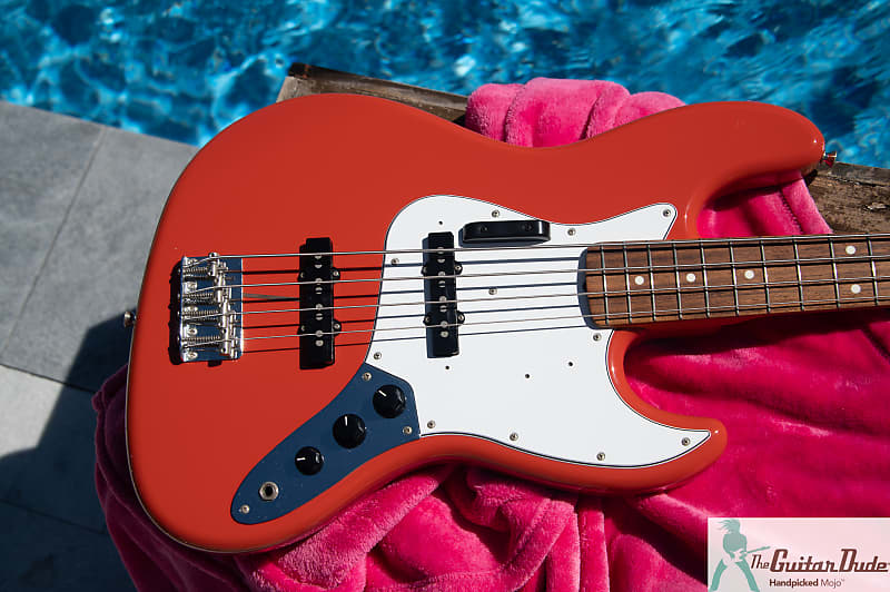 2014 Fender JB-62 '62 Jazz Bass Reissue - Fiesta Red - Pro Set-Up