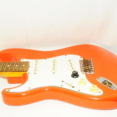 Fender Japan Stratocaster For Left-handed P serial Electric Guitar  Orange Ref No.5367 image 8
