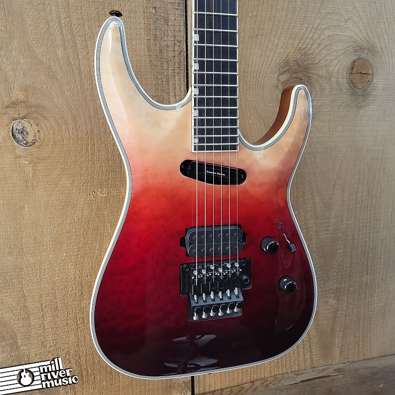 ESP LTD MH-1000 Black Cherry Fade Electric Guitar Used