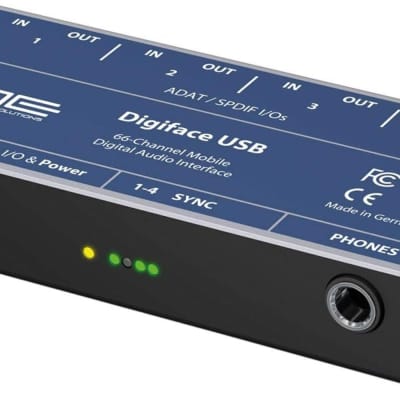 RME Digiface USB 66-Channel, 192 kHz, USB Audio Interface with 8 Channels Via 4 SPDIF or ADAT and DigiCheck Technology image 4