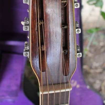 Stunning Vintage 1920s Stromberg Viosinet Parlor Acoustic Slide Guitar USA Rare Kay Bruno Harmony image 3