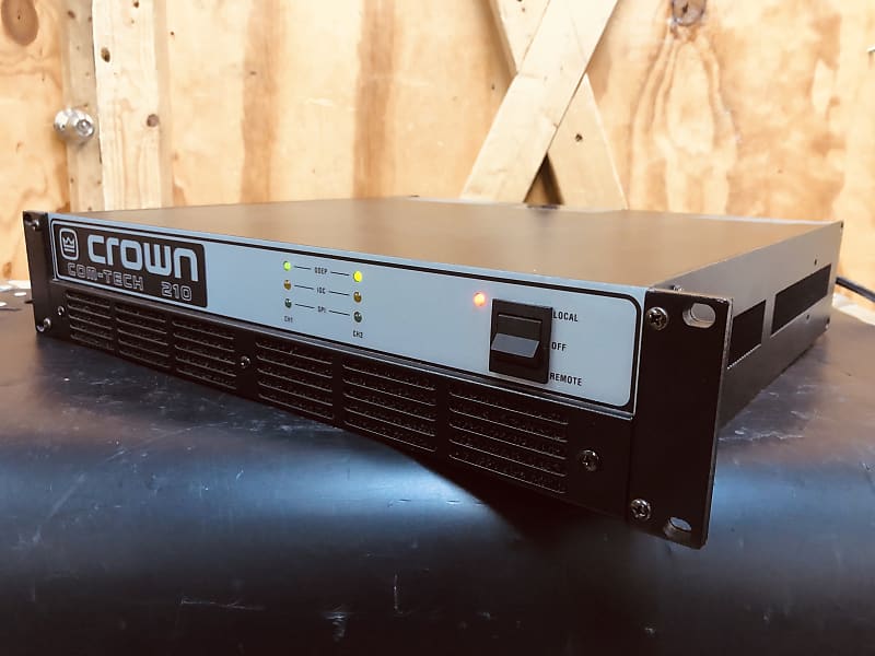 Used Crown Com Tech 210 Power Amplifier Two Available Reverb