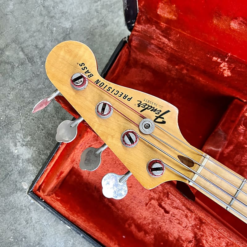 Fender Precision Bass 1976 Natural original vintage USA P