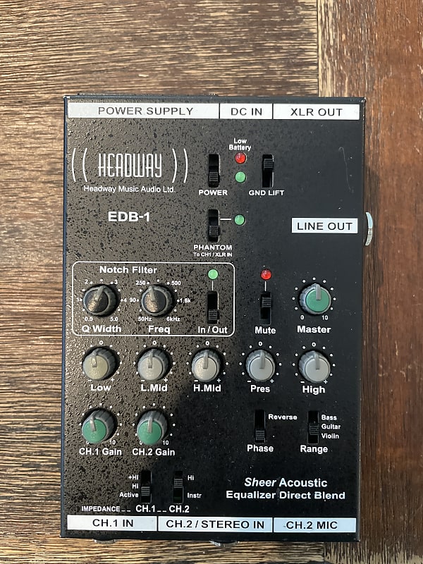 Headway EDB-1 アコースティックギター用エフェクター Headway EDB-1 | Reverb
