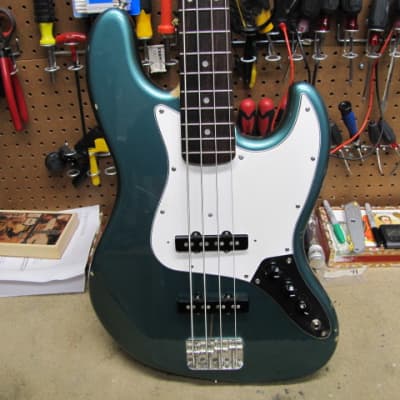 Fernandes Jazz Bass LEB-1 - Ocean Turquoise - MIJ for sale
