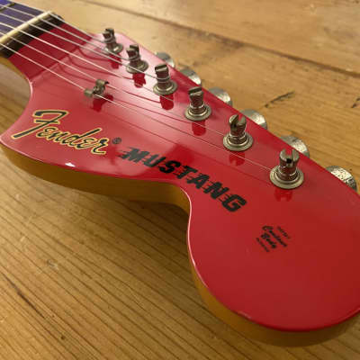 Fender Japan Mustang '69 Reissue MIJ 2010 Rare Fiesta Red Finish w/ Matching Headstock image 8
