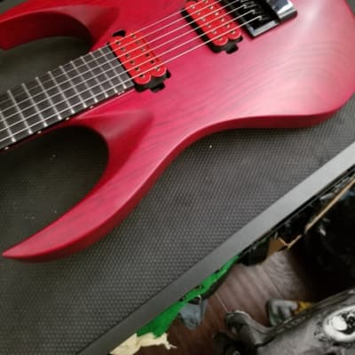 Solar Guitars A1.6TBR - Matte transparent blood red image 2
