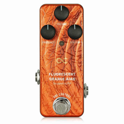 One Control Fluorescent Orange Amp In A Box OC-FOAIABn - BJF Series Distortion Effects Pedal for Electric Guitar - NEW! image 1