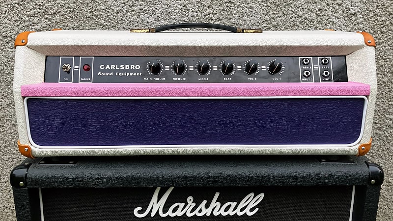 Late 60's Carlsbro CS60 TC Guitar Amp Amplifier Head image 1