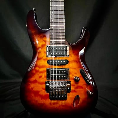 Ibanez S670QM S Series Guitar - Dragon Eye Burst for sale