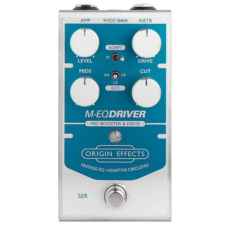 Origin Effects M-EQ Driver Mid Booster and Drive Guitar Effect Pedal image 1