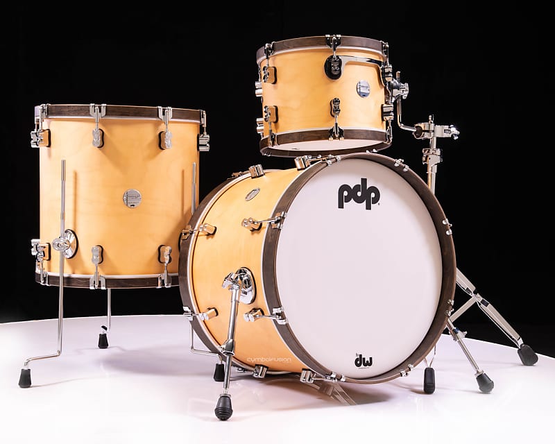 PDP Concept Classic 3pc 22" - Natural / Walnut Hoops w/ STM Mount image 1