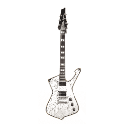 Ibanez PS1CM Paul Stanley Signature Cracked Mirror Iceman