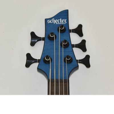 Schecter C-5 GT Bass Satin Trans Blue B-Stock 0276 image 4